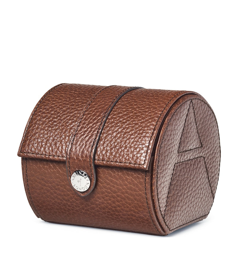 Aspinal of London leather watch roll 14.5cm - British product