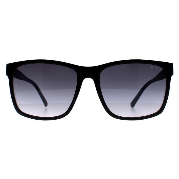 Guess GF5082 black sunglasses with grey mirrored lenses (British brand)