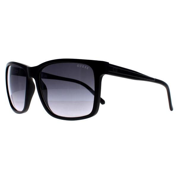 Guess GF5082 black sunglasses with grey mirrored lenses (British brand)