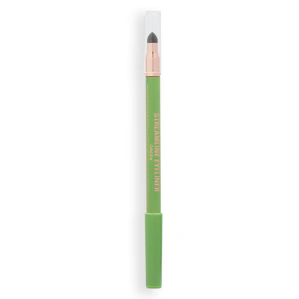 Revolution Streamline Waterline Eyeliner Pencil Green, imported from the UK