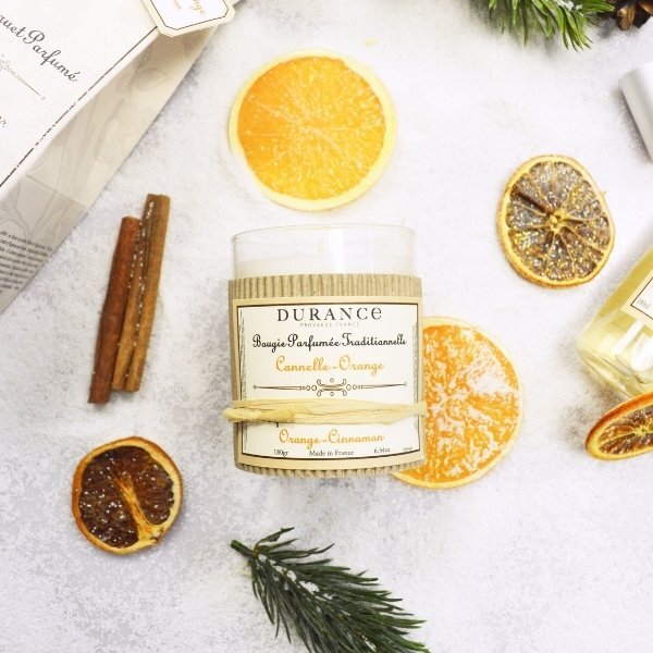 Durance candle Orange-Cinnamon 180g - British product