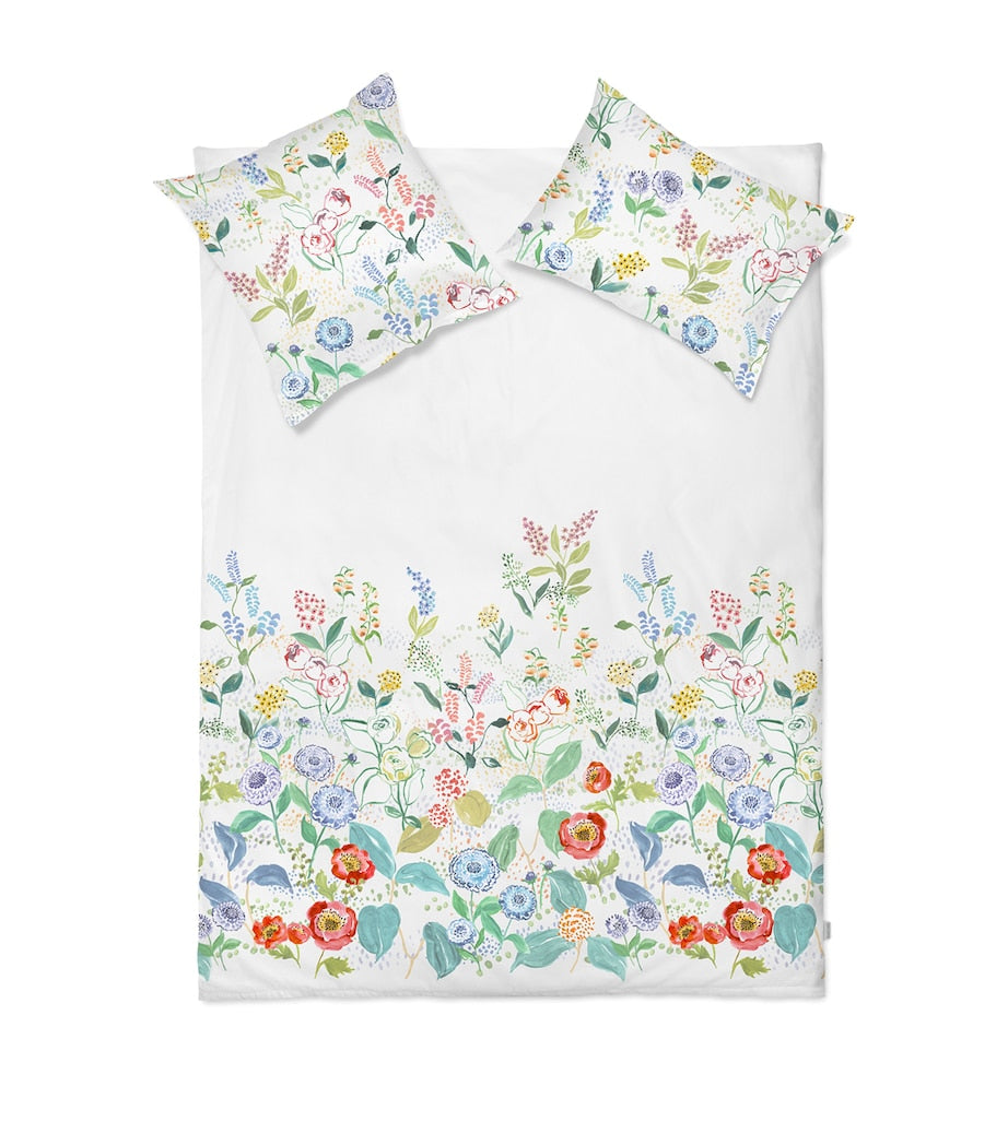 Floral Print King Duvet Cover in Ultra-Soft Cotton, 230cm x 220cm