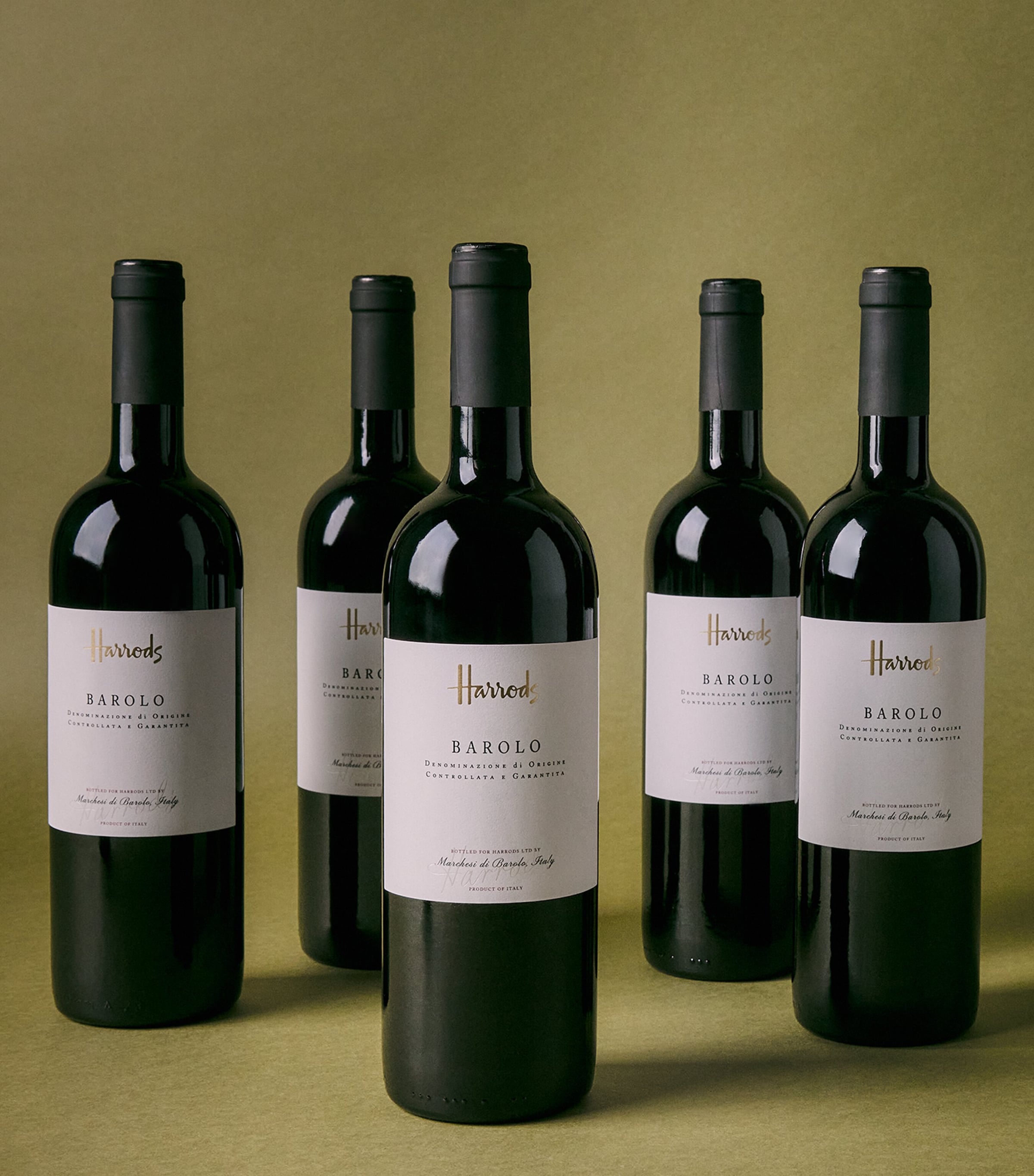 Harrods Barolo wine case Piedmont, Italy 12 bottles, UK version
