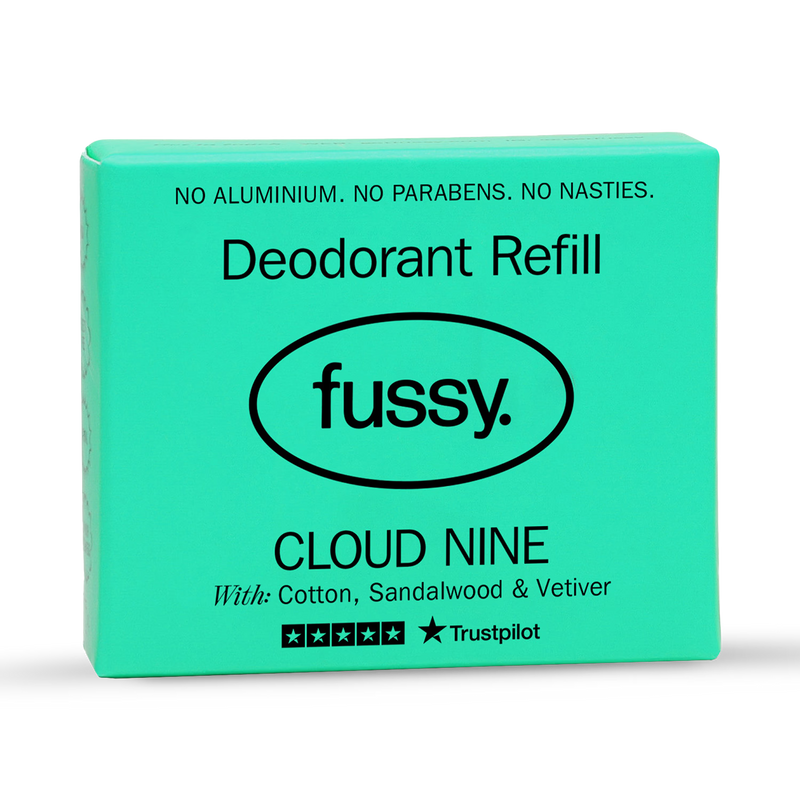 Fussy natural deodorant refill Cloud Nine 40g (British brand)