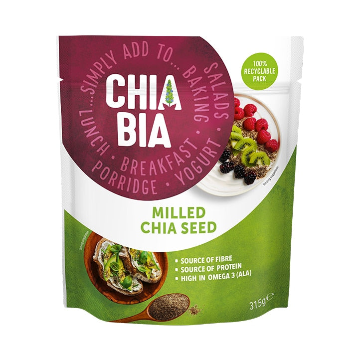 Chia Bia 100% Natural Milled Chia Seed 315g Seeds Holland&Barrett   