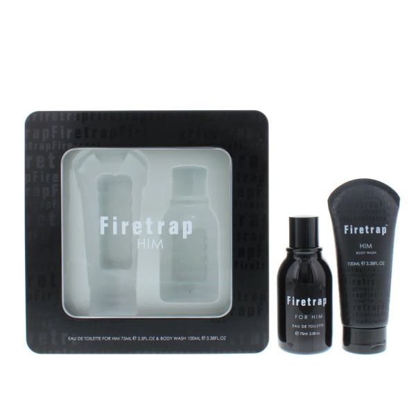 Firetrap EDT and bodywash gift set 75ml 150ml, UK version