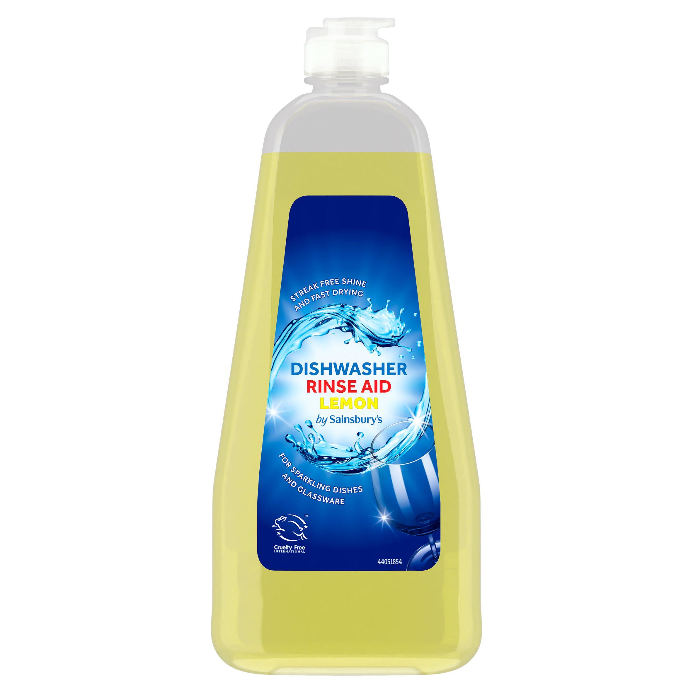 Sainsbury's Dishwasher Rinse Aid Lemon 400ml essentials Sainsburys   