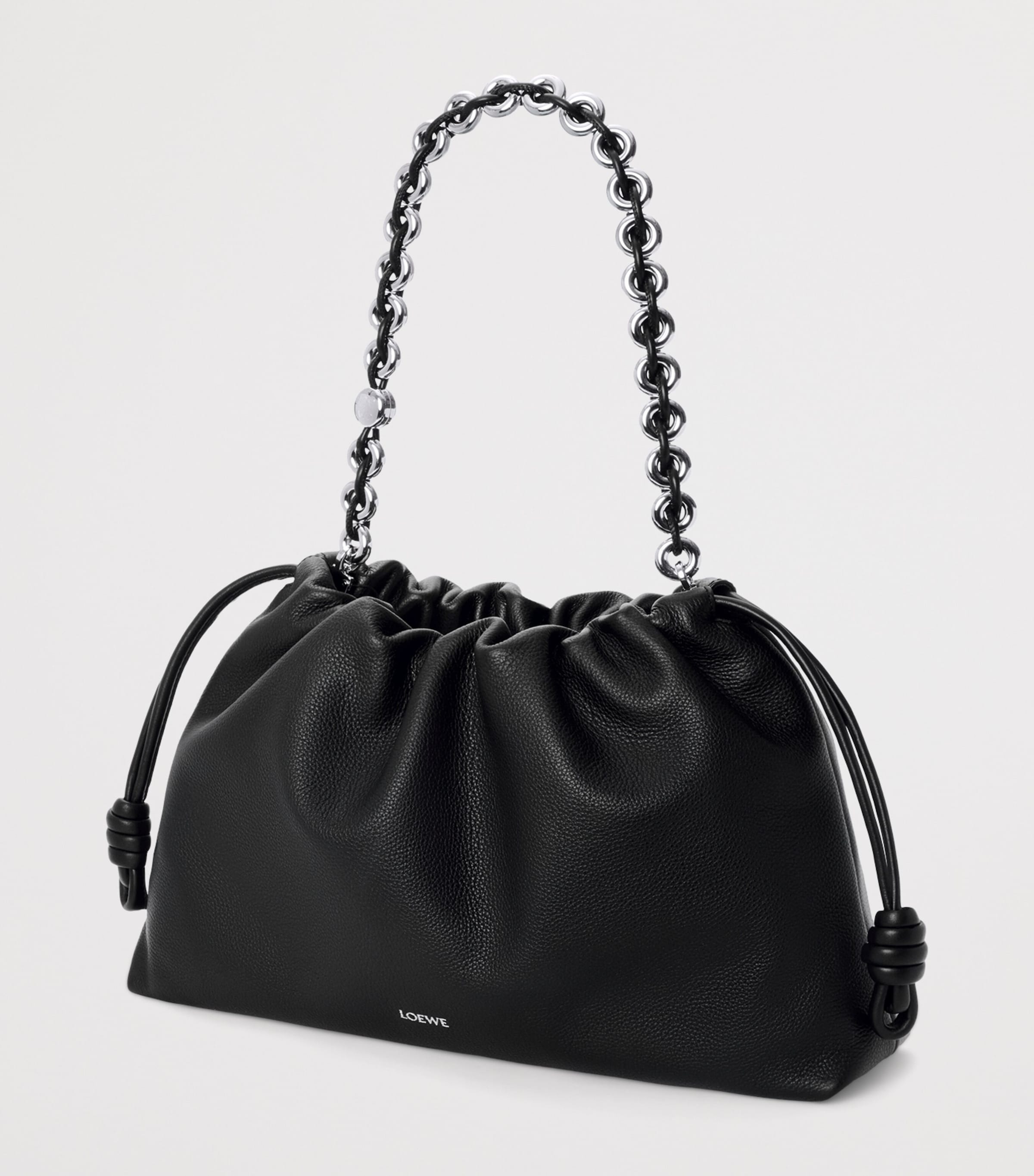 LOEWE Flamenco Large Leather Shoulder Bag, imported from the UK