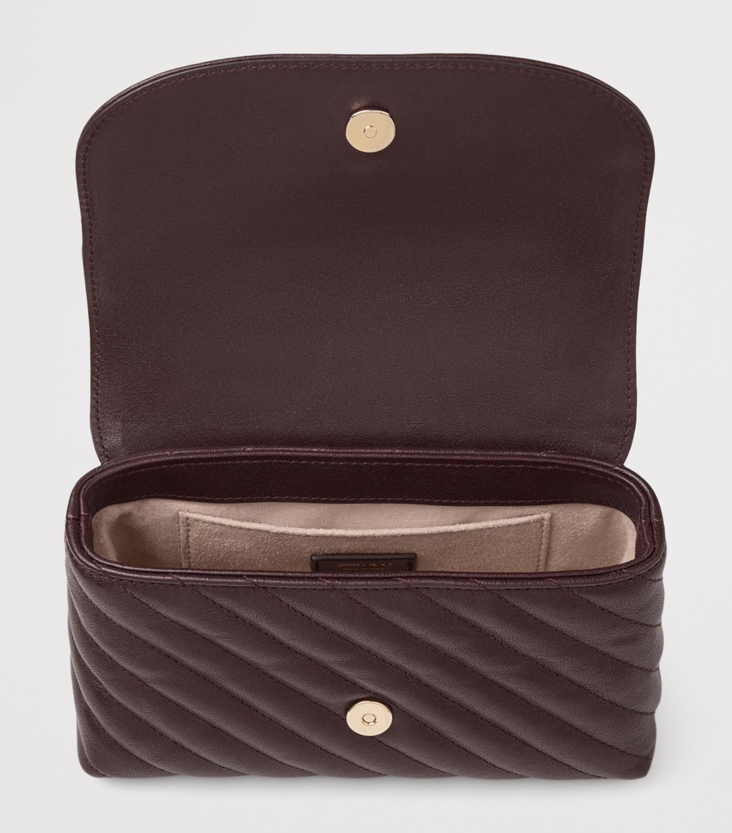 Jimmy Choo Curve quilted lambskin cross-body bag - British product