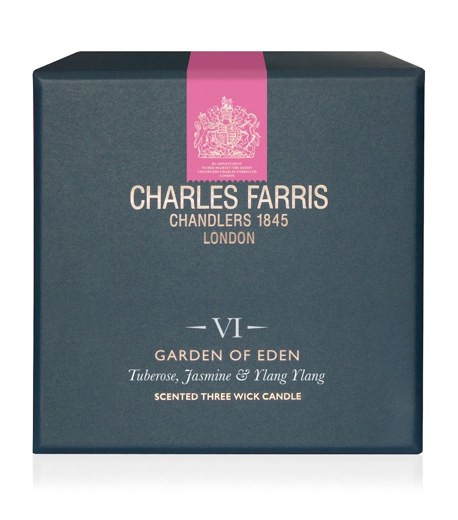 Charles Farris Garden of Eden candle 210g - British product