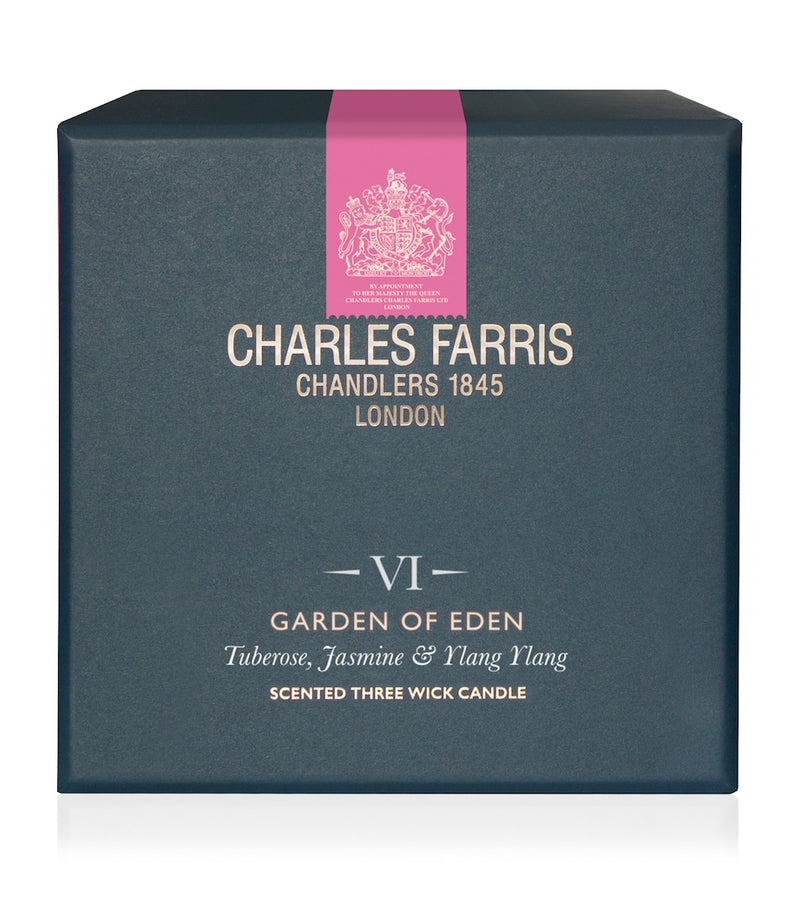 Charles Farris Garden of Eden candle 210g - British product