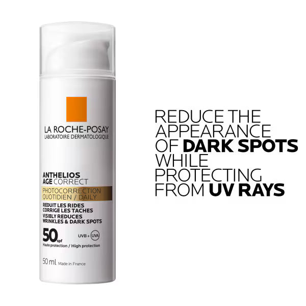 La Roche-Posay Sun Cream Age-Correct SPF50 50ml, imported from the UK