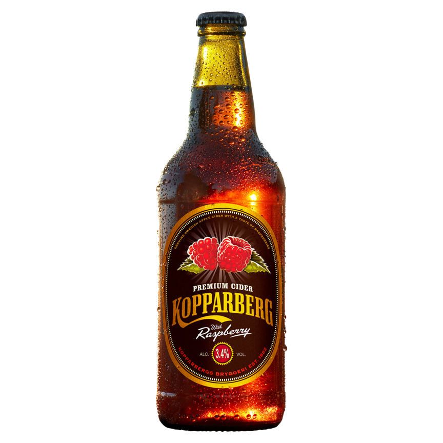 Kopparberg Premium Cider with Raspberry 500ml GOODS ASDA   