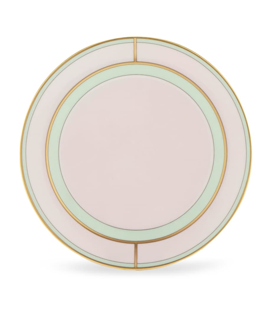GINORI 1735 bread plate Colonna Diva Rosa 17cm, UK version