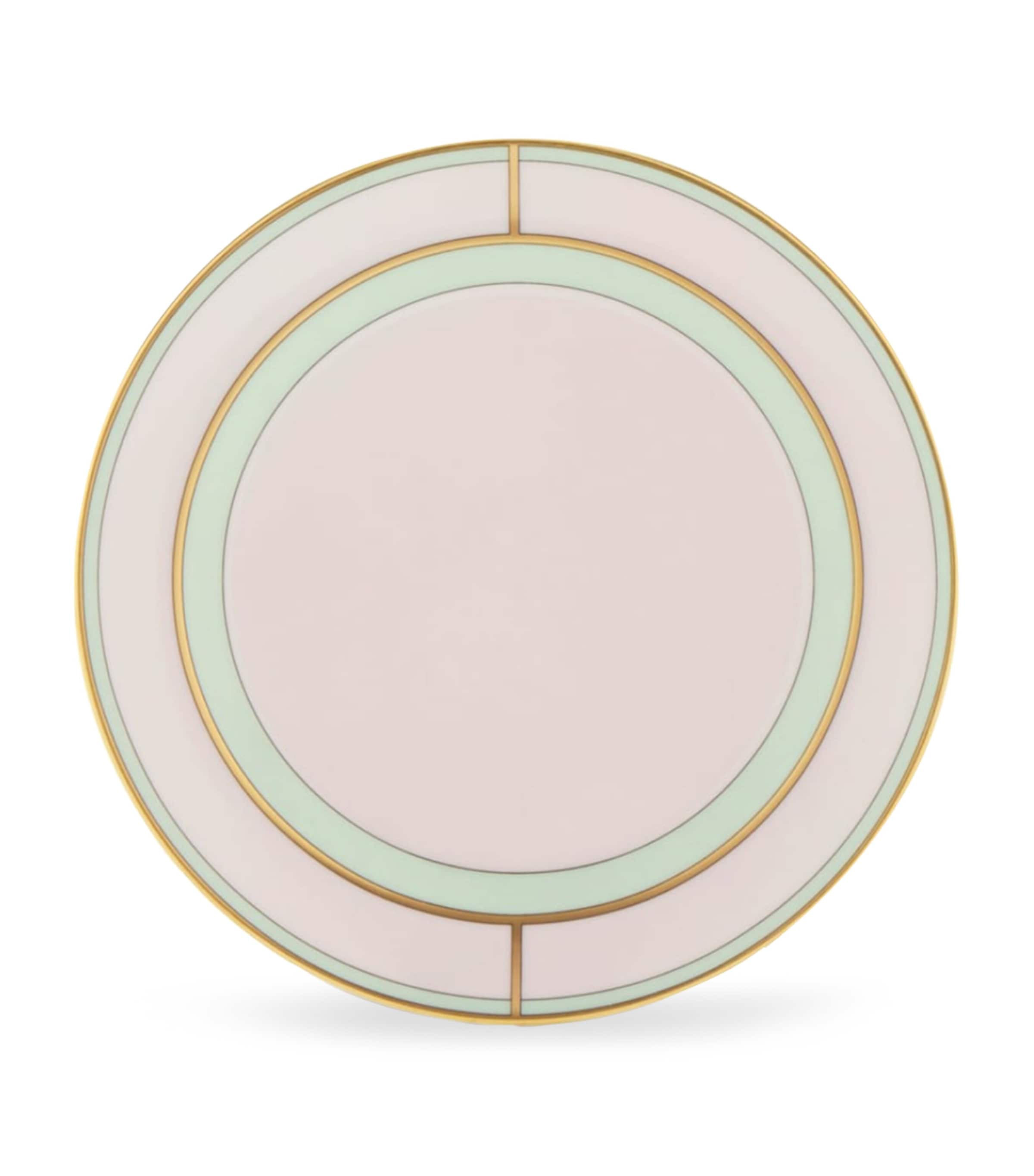 GINORI 1735 bread plate Colonna Diva Rosa 17cm, UK version