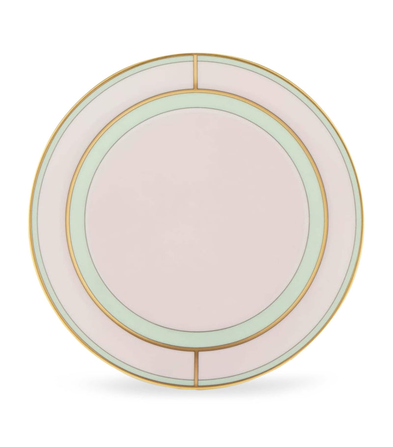 GINORI 1735 bread plate Colonna Diva Rosa 17cm, UK version