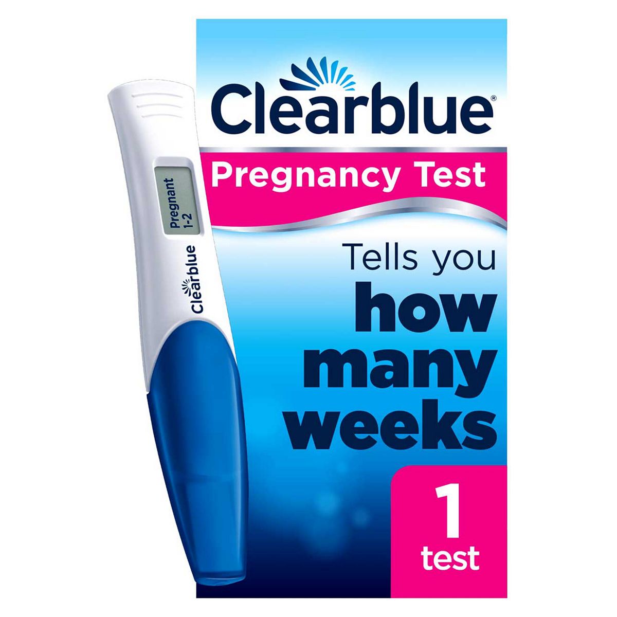 Clearblue Digital Pregnancy Test With Weeks Indicator - 1 test GOODS Boots   