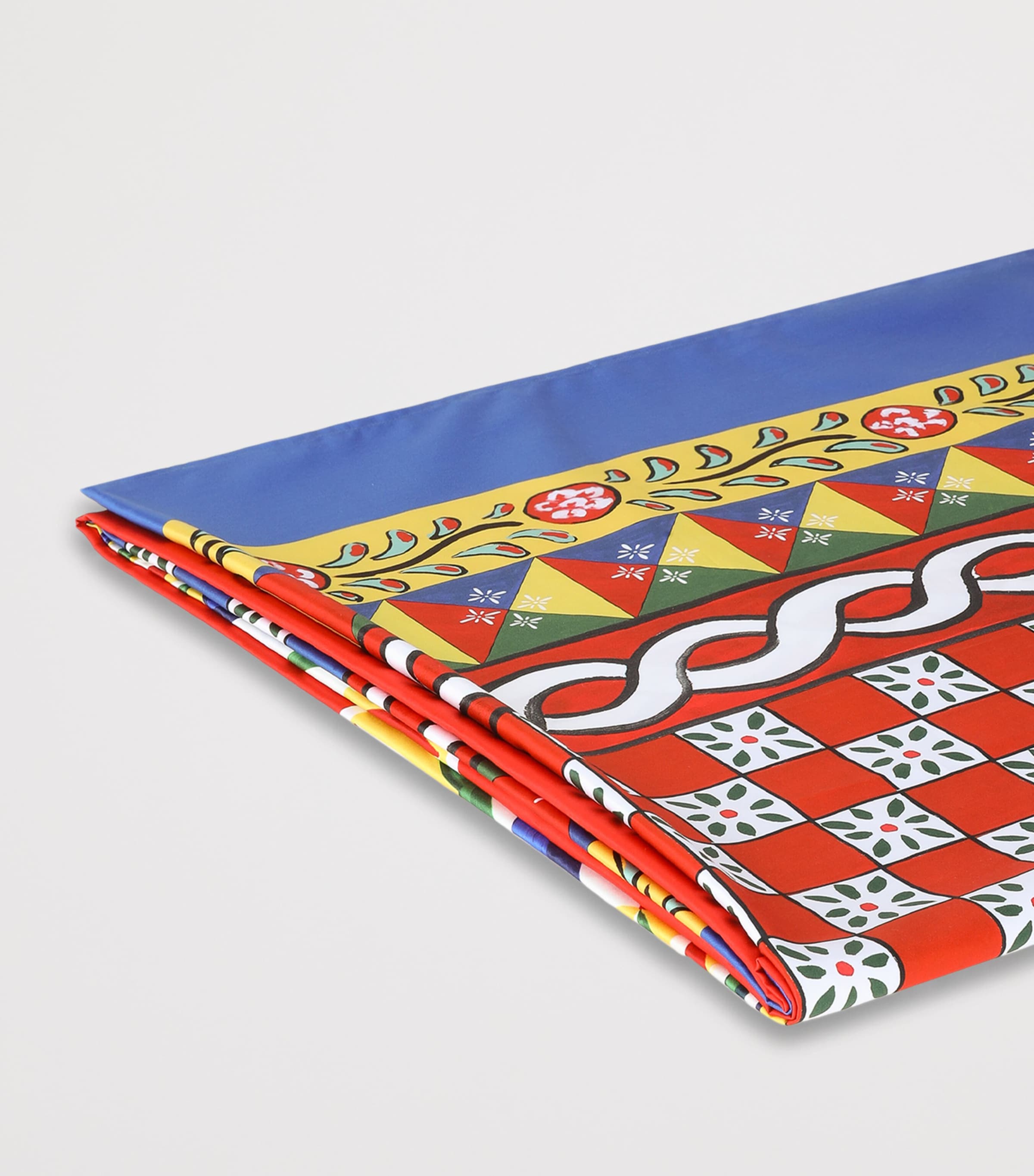 Dolce Gabbana cotton Carretto king fitted sheet - British product