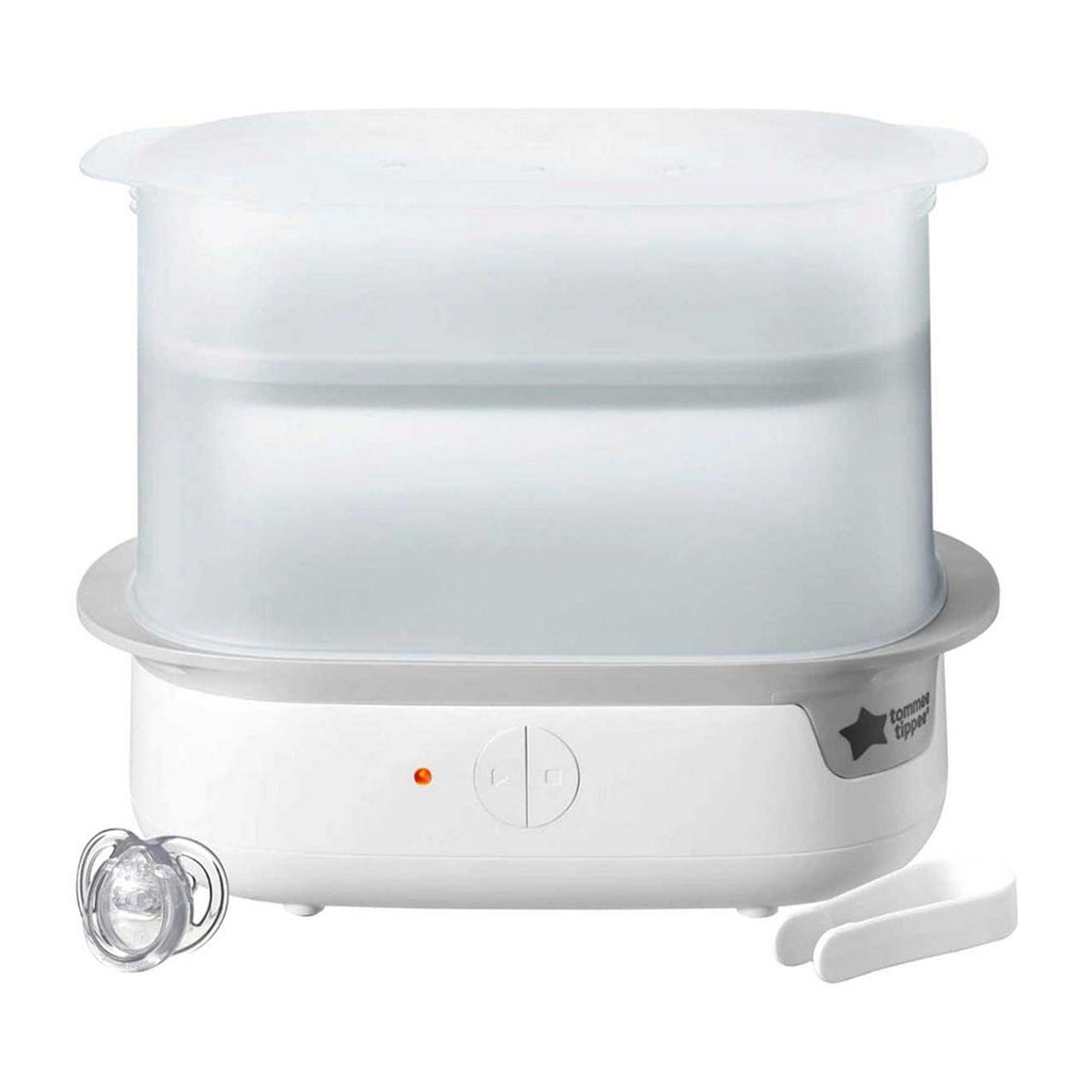 Tommee Tippee Advanced Steam Electric Steriliser for Baby Bottles, White