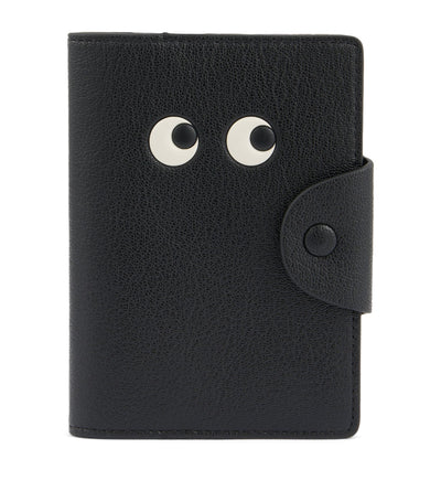 Harrods Anya Hindmarch Leather Eyes Passport Cover- Buy online at McGrocer