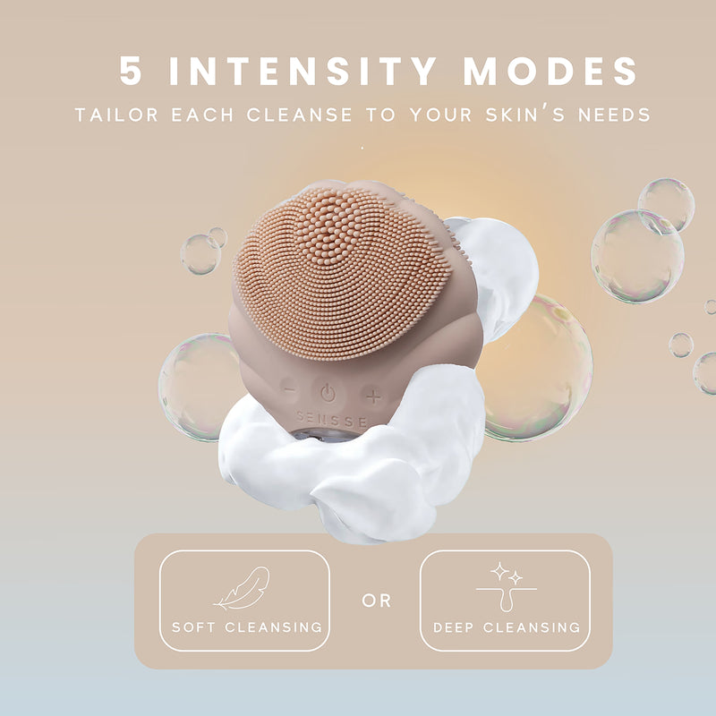 Sensse Clarifive silicone facial cleansing device - British product