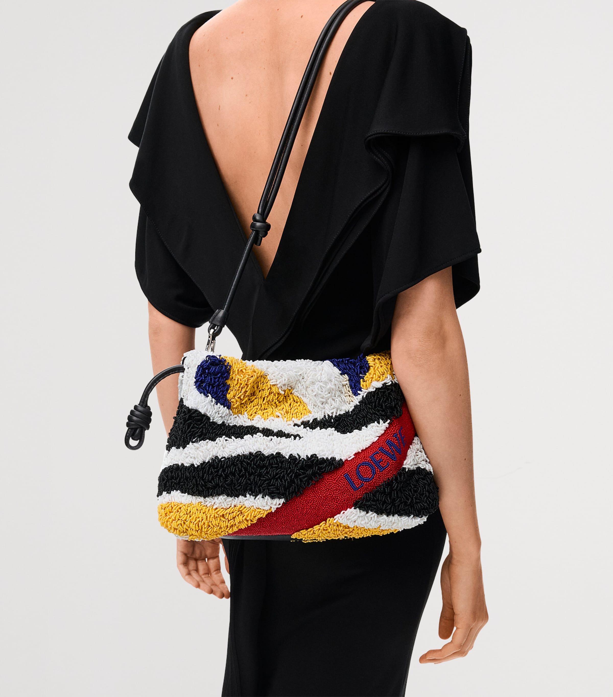 Sac Flamenco LOEWE moyen orné de perles - Produit britannique