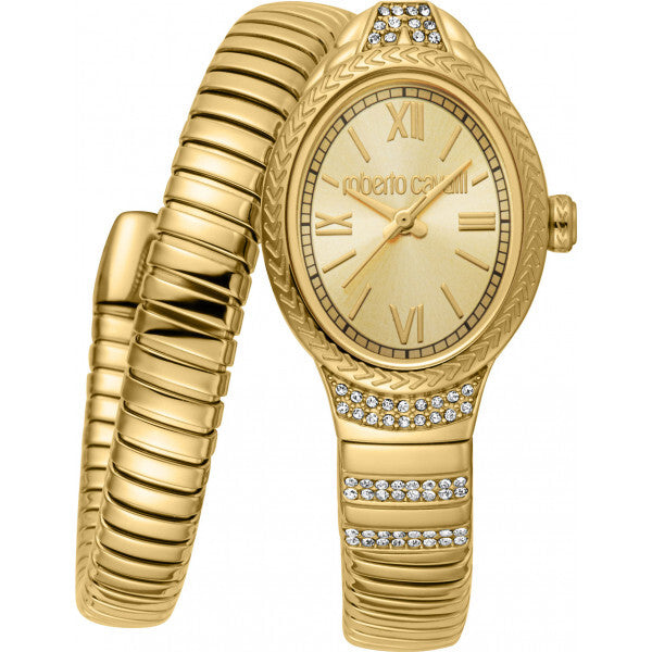 Roberto Cavalli Clear Ladies Crest watch (British brand)