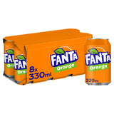 Fanta Orange Cans Fizzy & Soft Drinks ASDA   