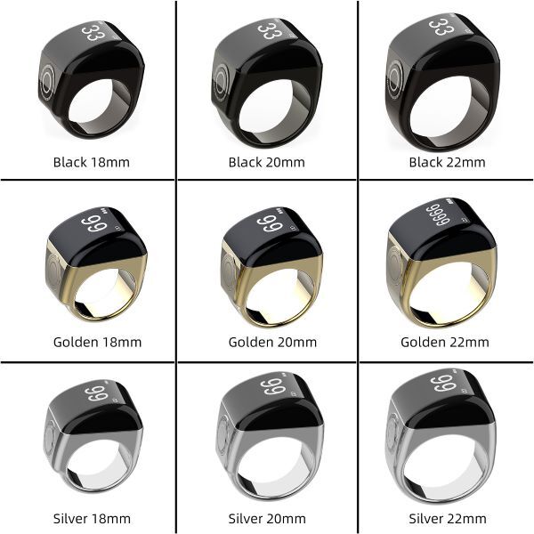 Leaper Countable Smart Ring zinc alloy waterproof - British brand