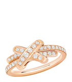 Chaumet Jeux de Liens rose gold diamond ring (British brand)