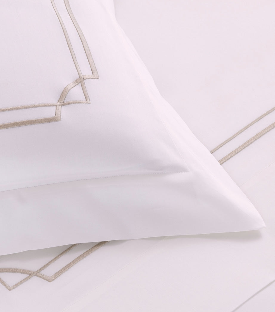 Frette Layering Embroidery Oxford pillowcase 51cm x 71cm - British product