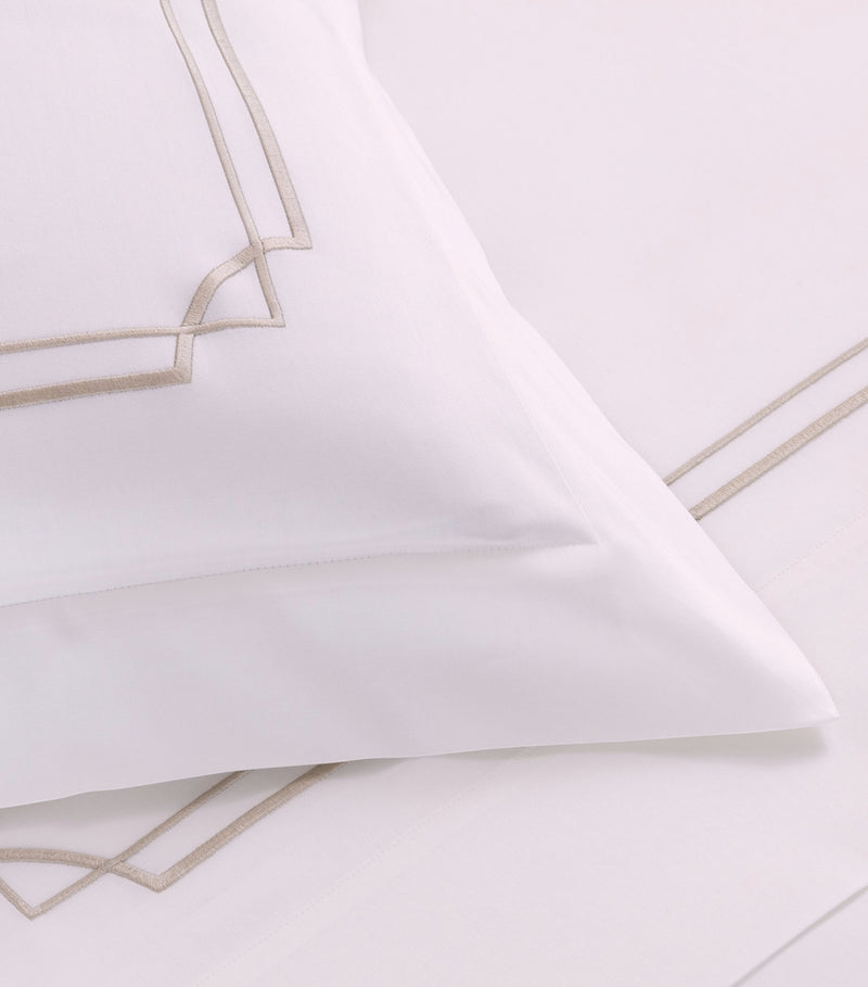 Frette Layering Embroidery Oxford pillowcase 51cm x 71cm - British product