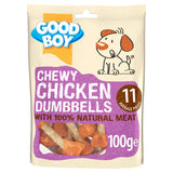 Good Boy Pawsley & Co Chewy Chicken Dumbbells Dog Treats 100g Dog and Puppy Treats Sainsburys   