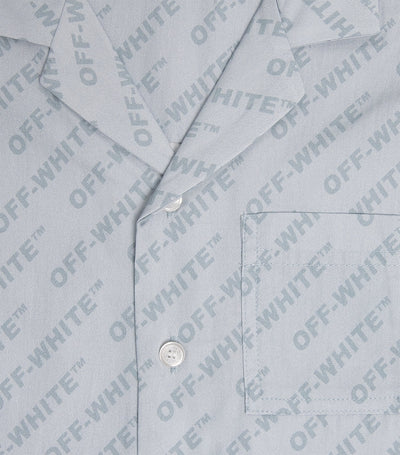 Harrods Off-White Kids Logo Bowling Shirt (4-12+ Years)- Buy online at McGrocer