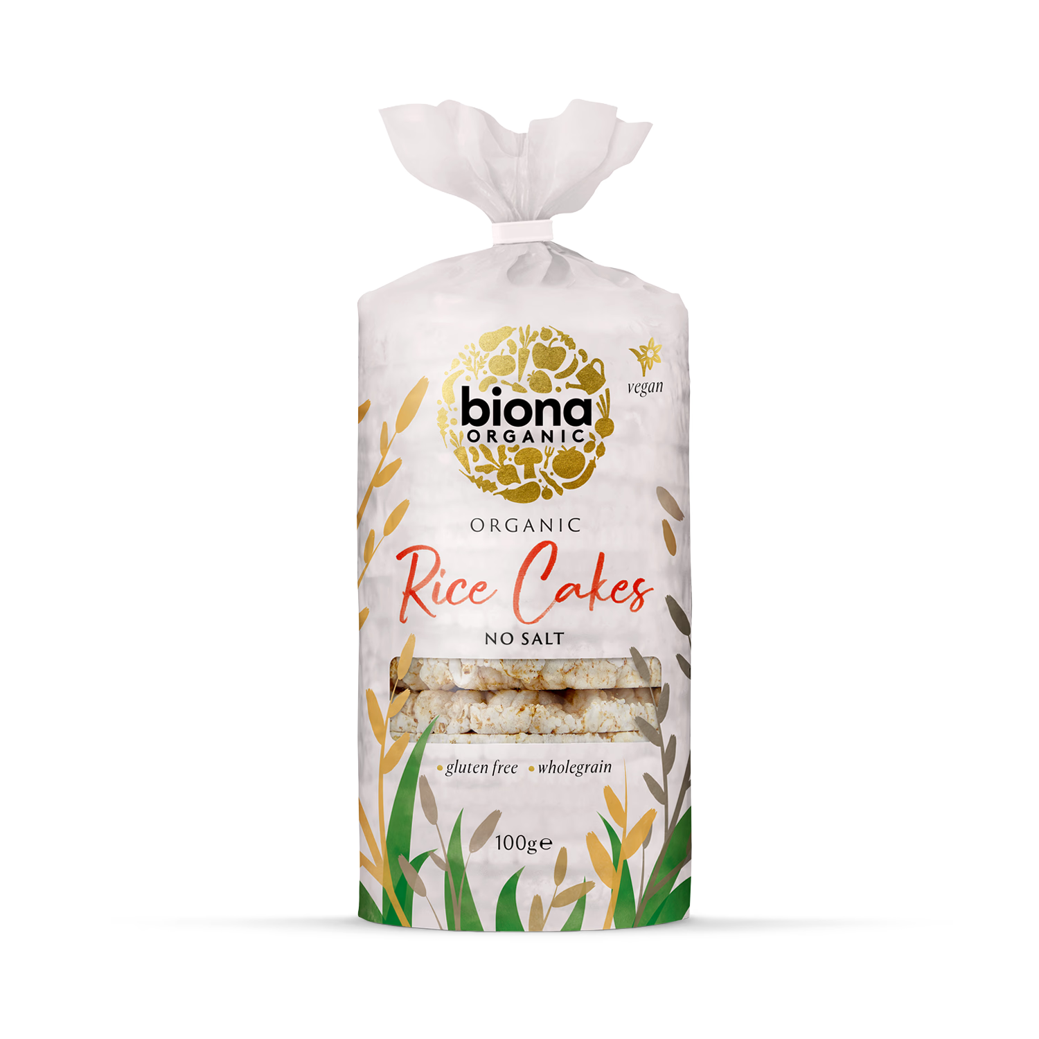 Biona organic rice cakes no salt 100g, imported from the UK