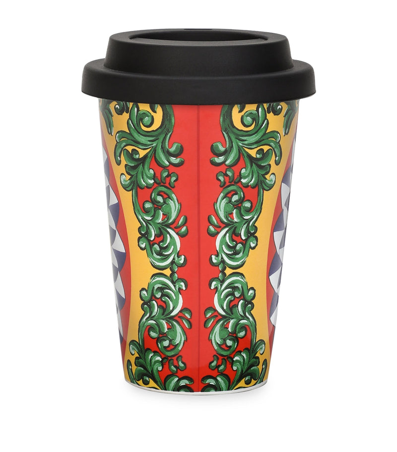 Dolce&Gabbana Casa ceramic travel mug 14cm - British product
