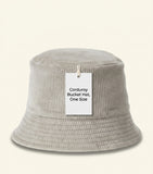 Prada corduroy bucket hat, UK version