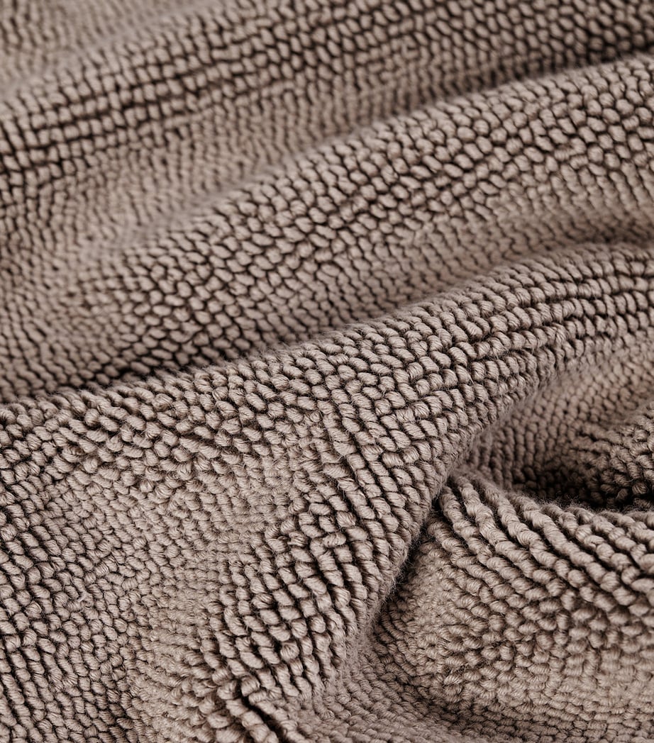 Hamam organic cotton woven bath mat 100cm x 150cm, UK version
