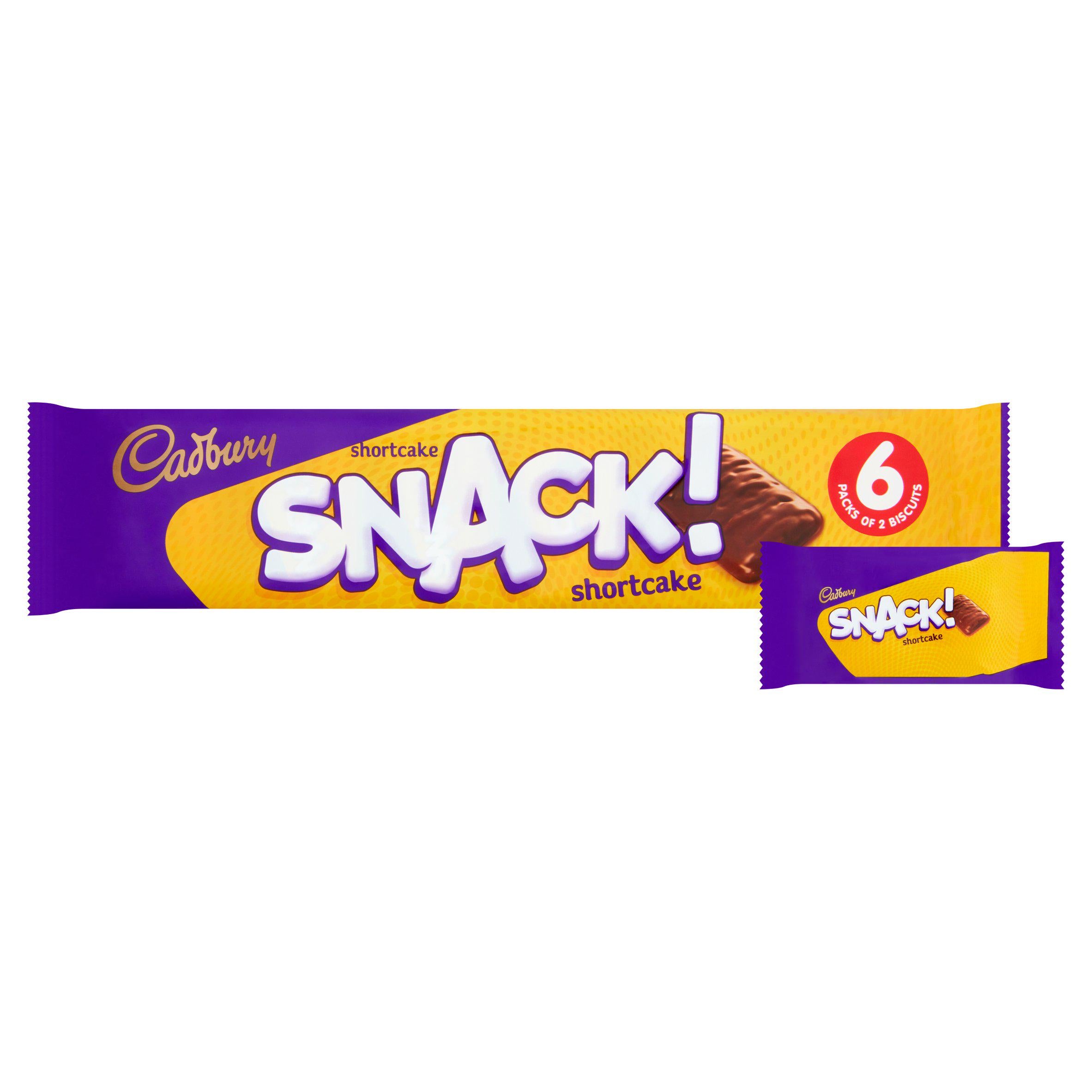 Cadbury Snack Sandwich Chocolate Biscuit Multipack x6 132g GOODS Sainsburys   