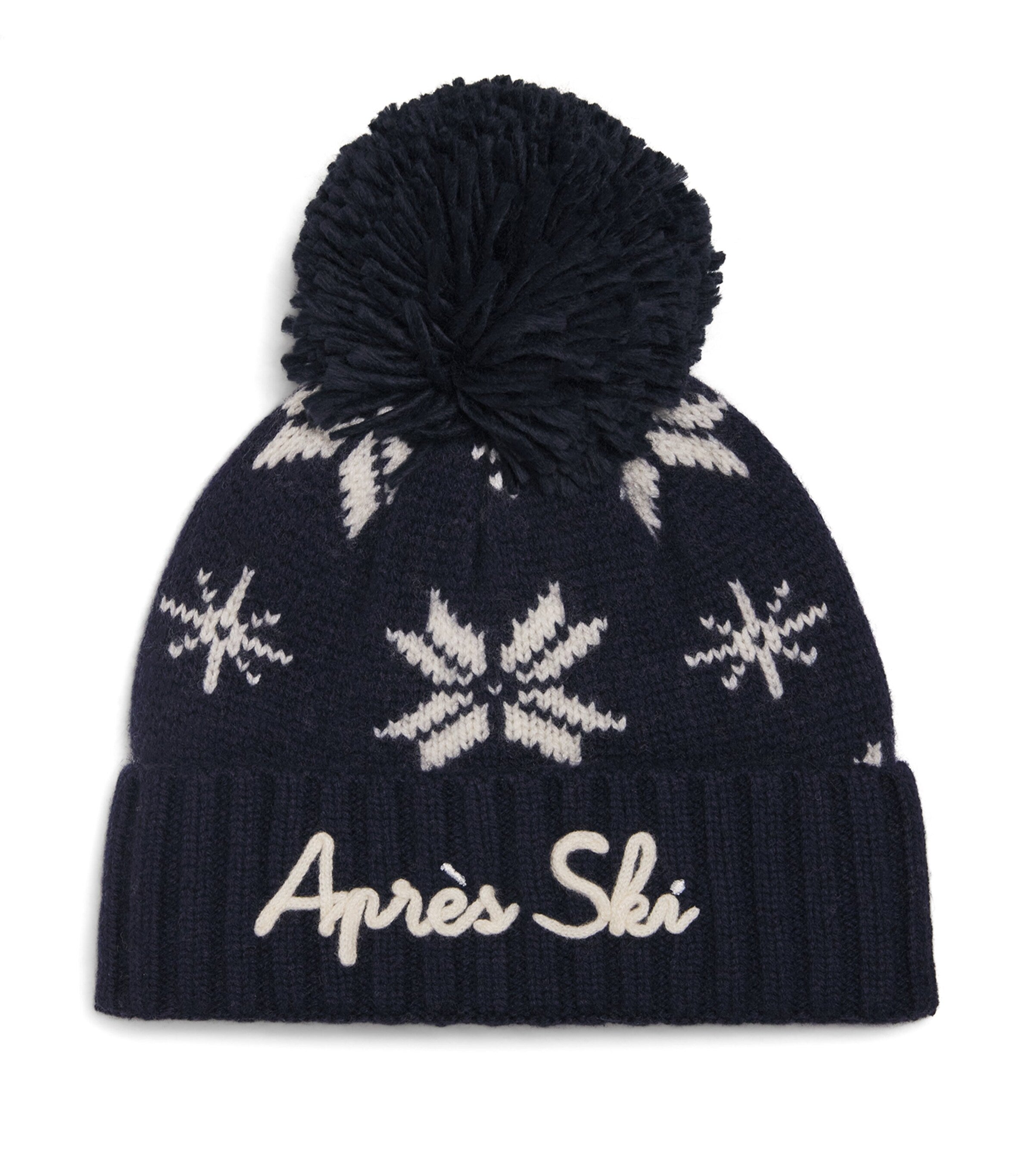 Mc2 Saint Barth Kids cashmere après-ski bobble hat, imported from the UK
