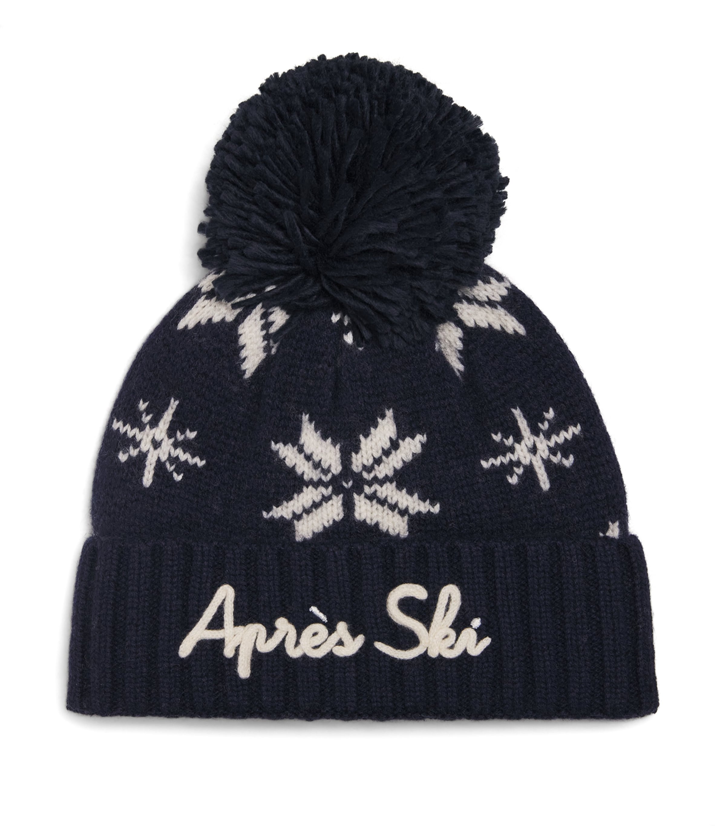 Mc2 Saint Barth Kids cashmere après-ski bobble hat, imported from the UK