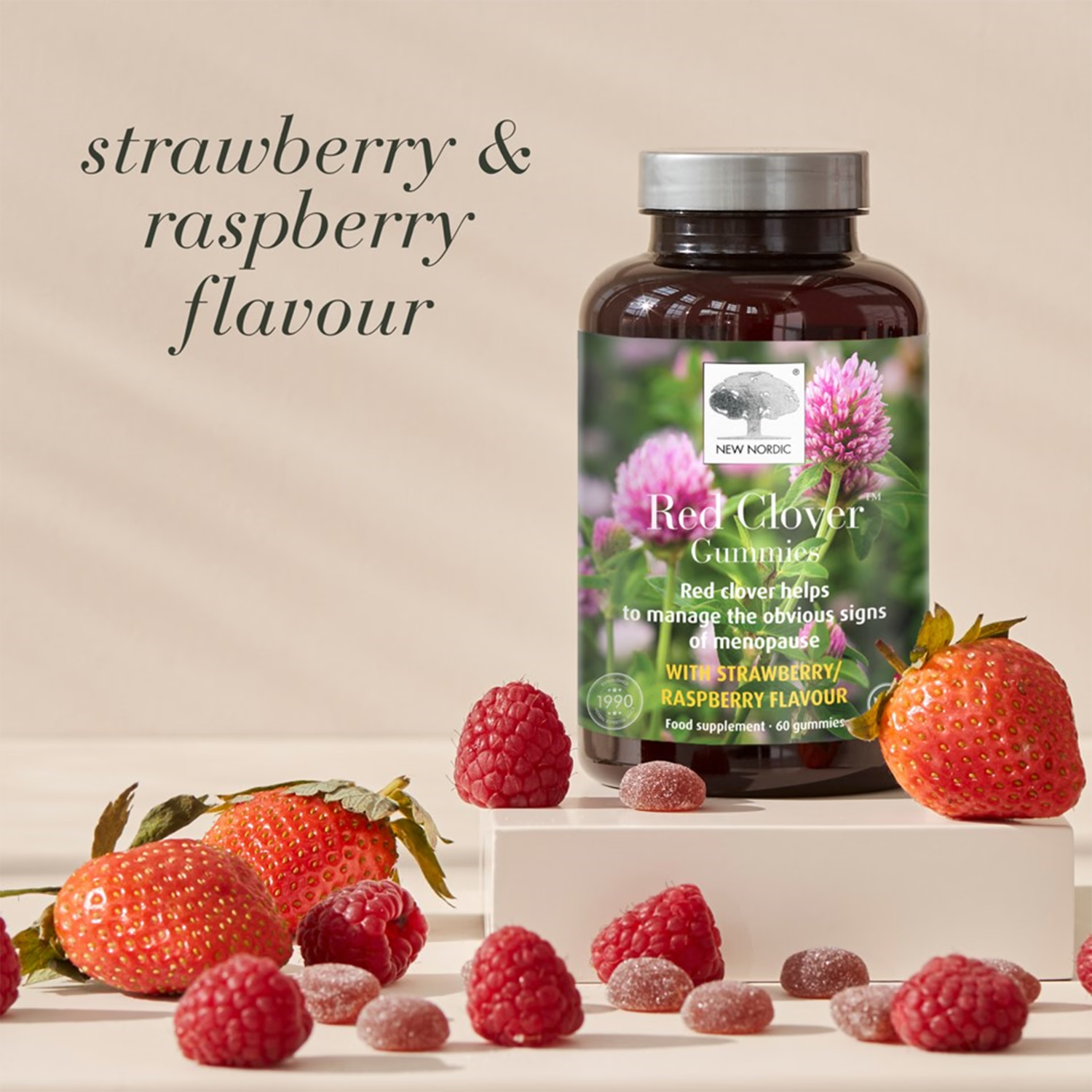 New Nordic red clover gummies 60 - British product