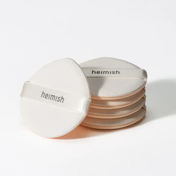 HEIMISH Artless Rubycell cushion puff 5pcs, imported from the UK