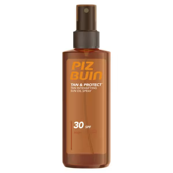 Piz Buin accelerating sun oil SPF30 150ml, imported from the UK