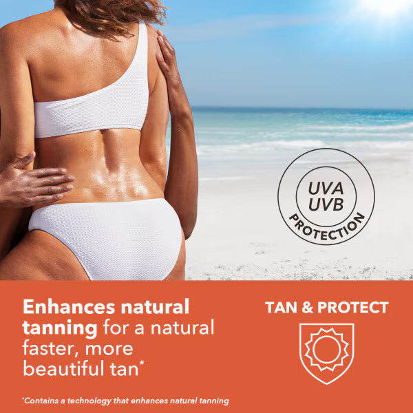 Piz Buin accelerating sun oil SPF30 150ml, imported from the UK