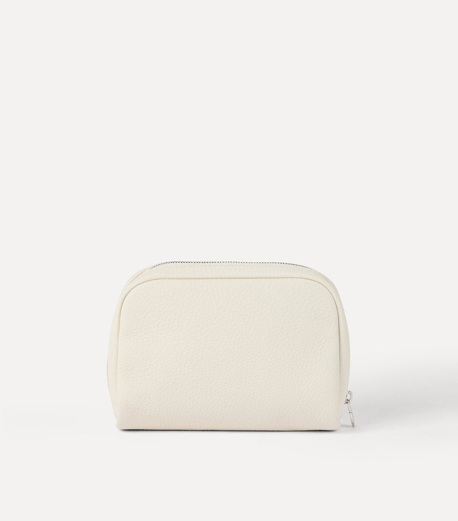 Brunello Cucinelli leather wash bag (British brand)
