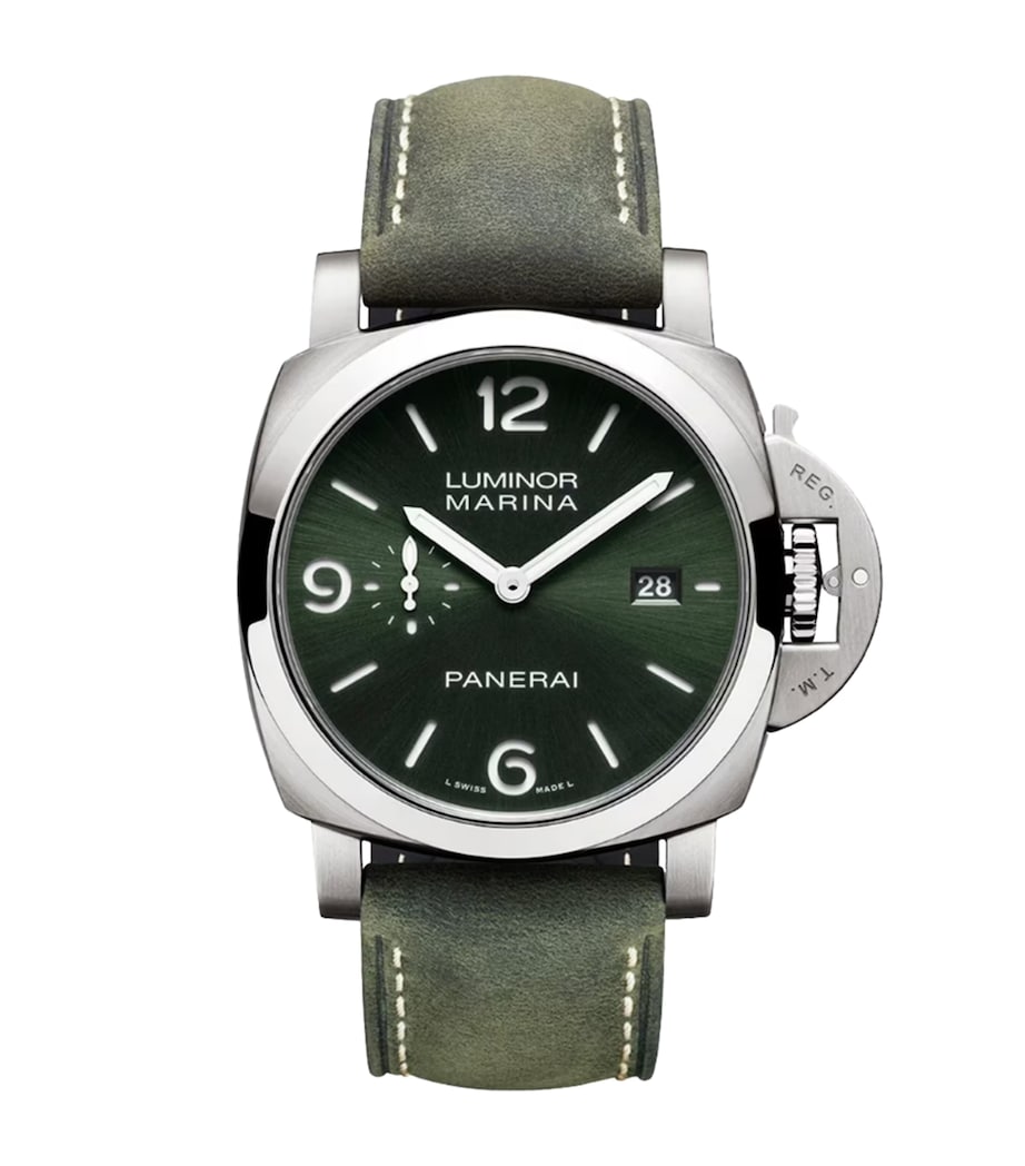 Panerai Luminor Marina brushed titanium watch 44mm, UK version