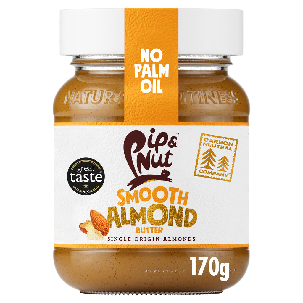 Pip & Nut Smooth Almond Butter 170g