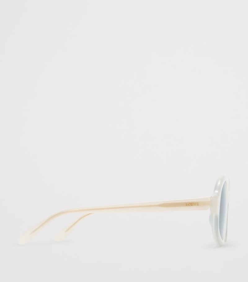 LOEWE Delta Slim Sunglasses tinted lenses white rims - British product