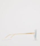 LOEWE Delta Slim Sunglasses tinted lenses white rims - British product